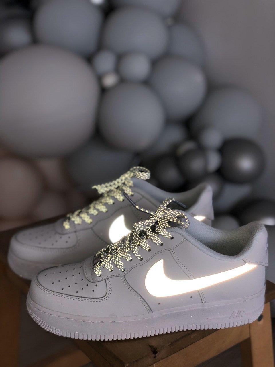 Nike Air Force 1 White Reflective 4