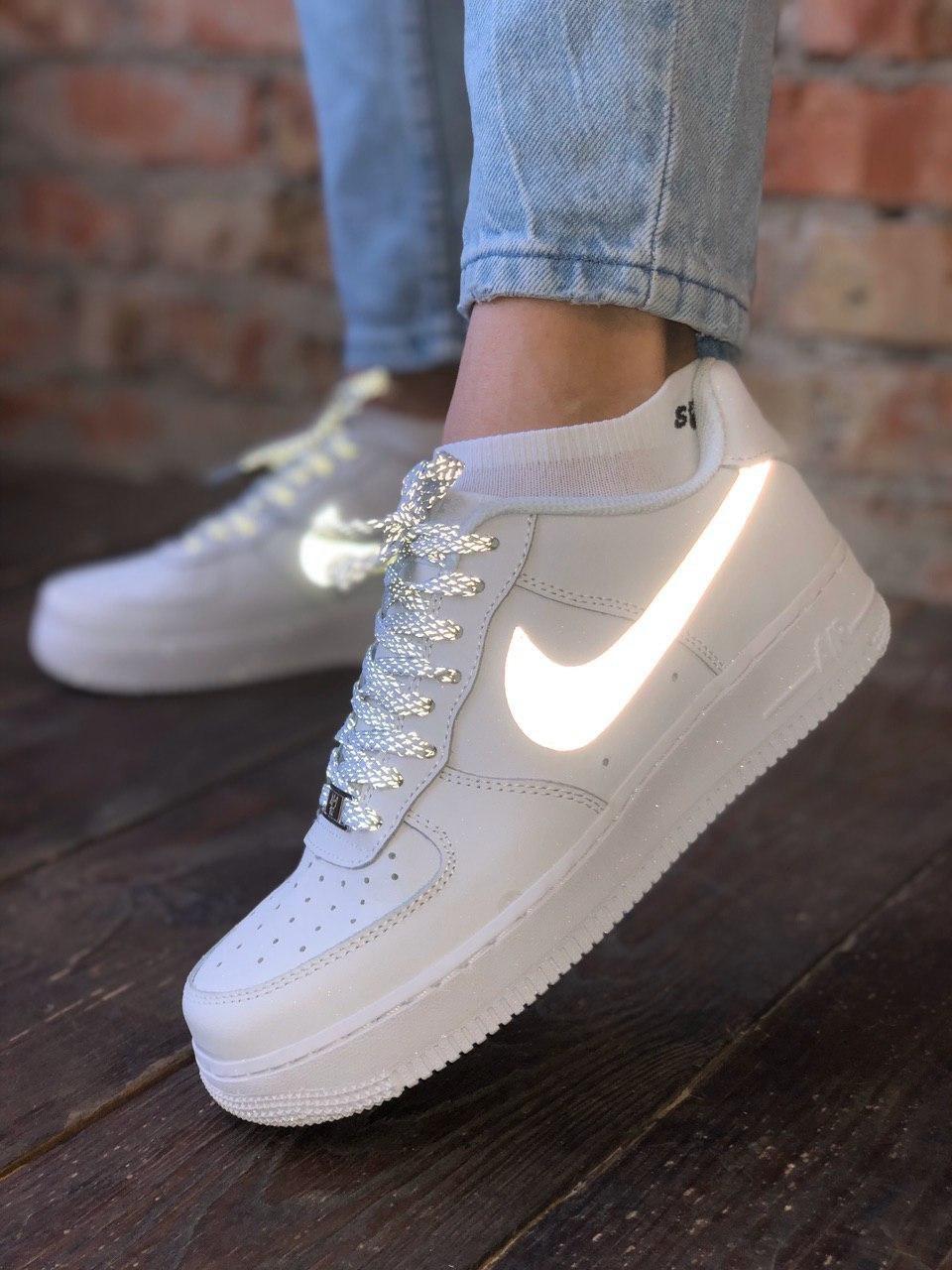 Nike Air Force 1 White Reflective 4
