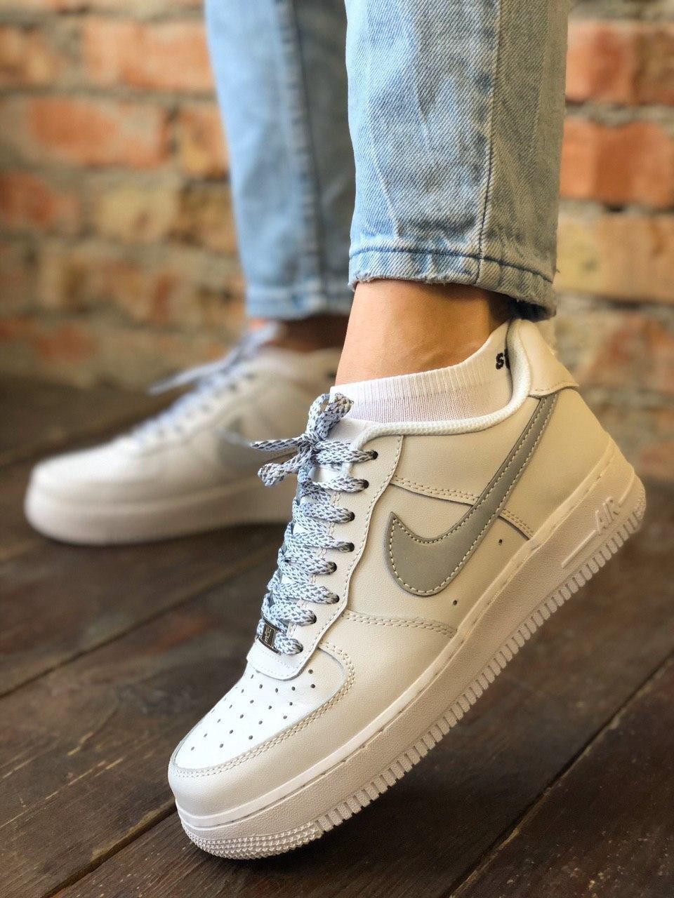 Nike Air Force 1 White Reflective 4