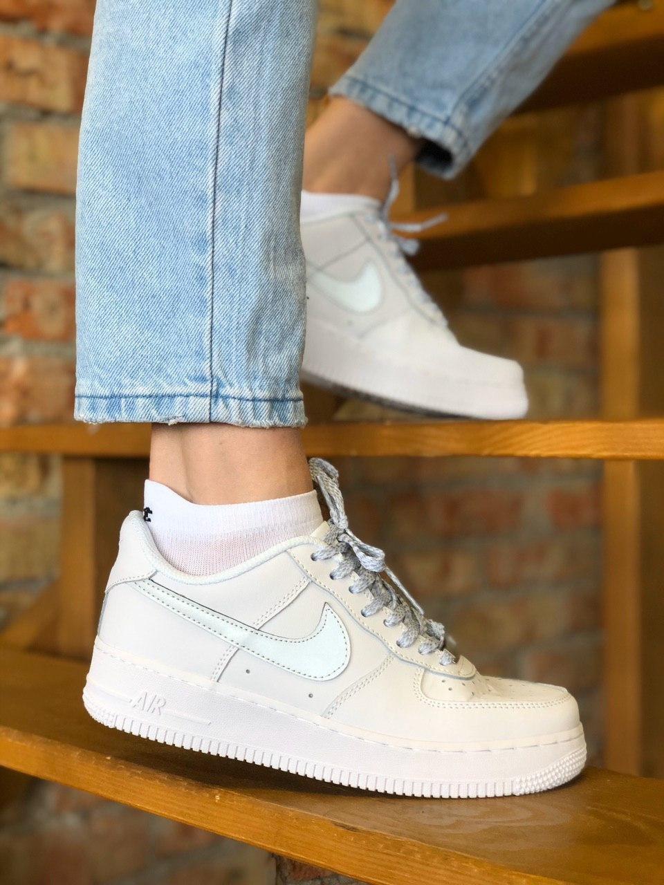 Nike Air Force 1 White Reflective 4