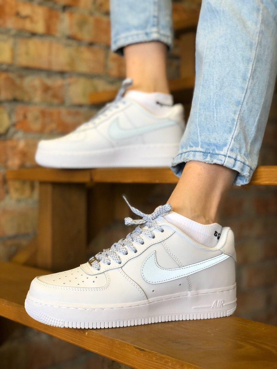Nike Air Force 1 White Reflective 4