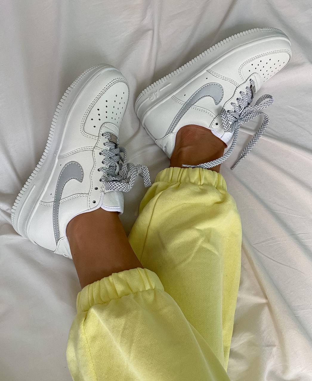 Nike Air Force 1 White Reflective 4