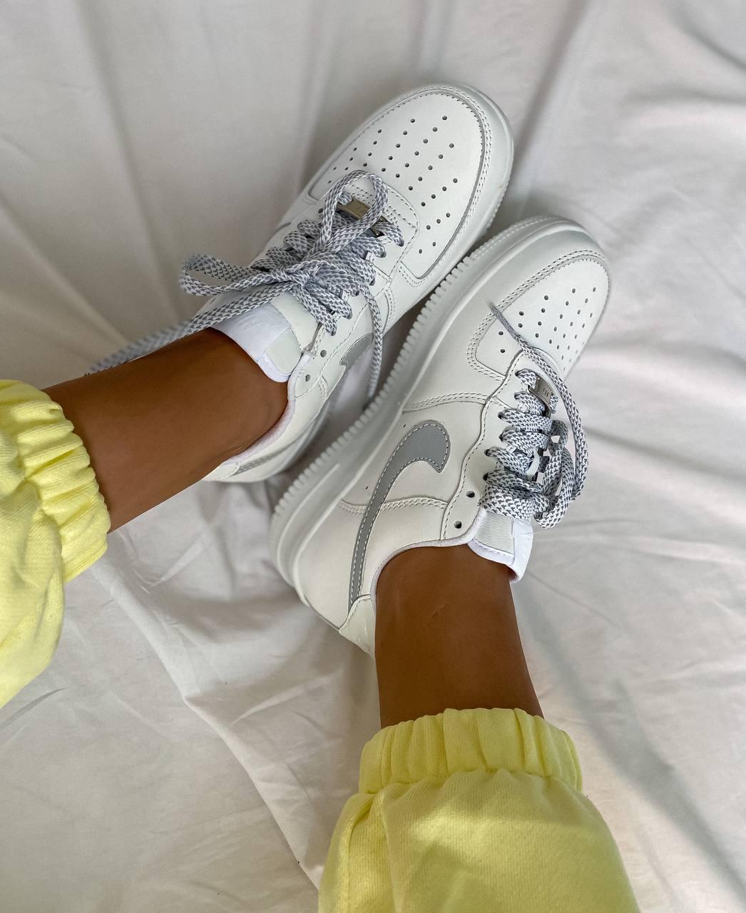 Nike Air Force 1 White Reflective 4