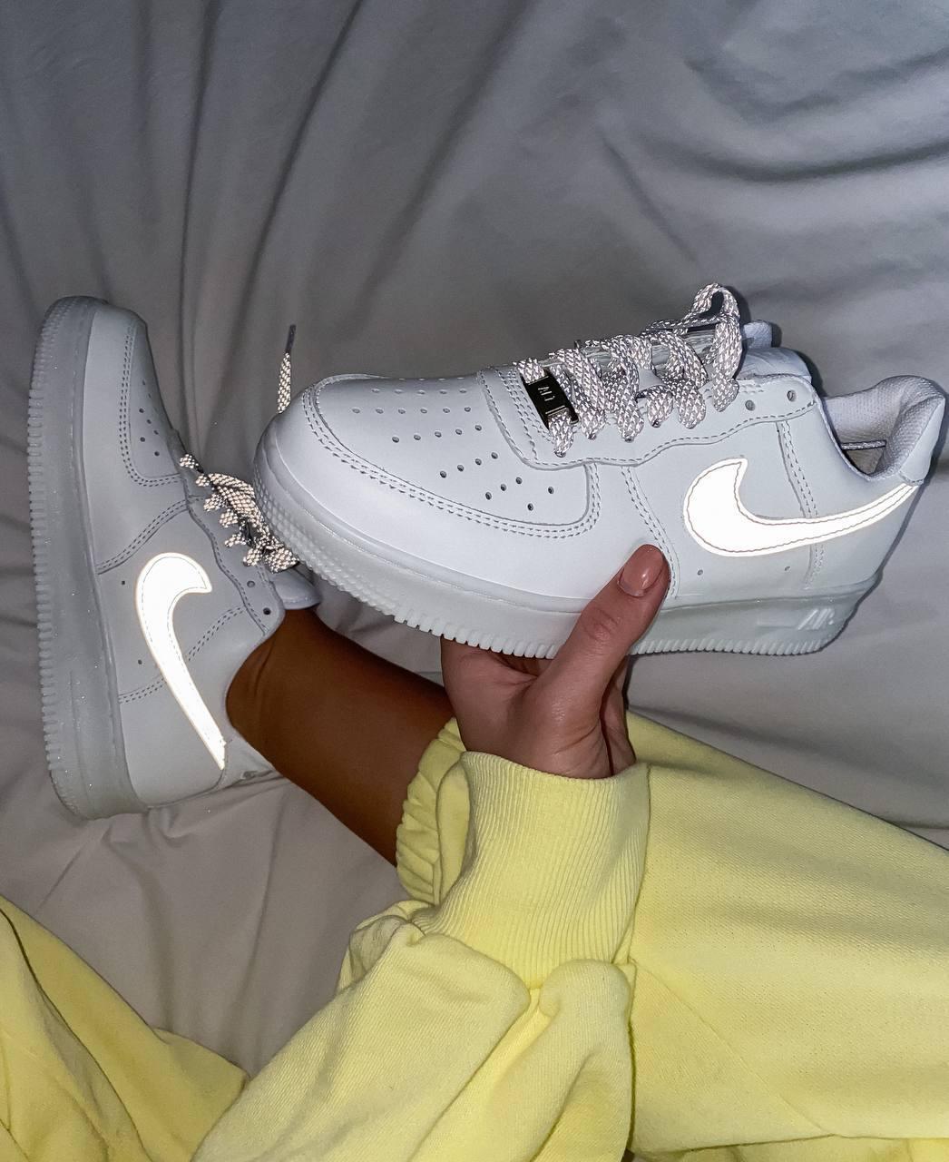 Nike Air Force 1 White Reflective 4