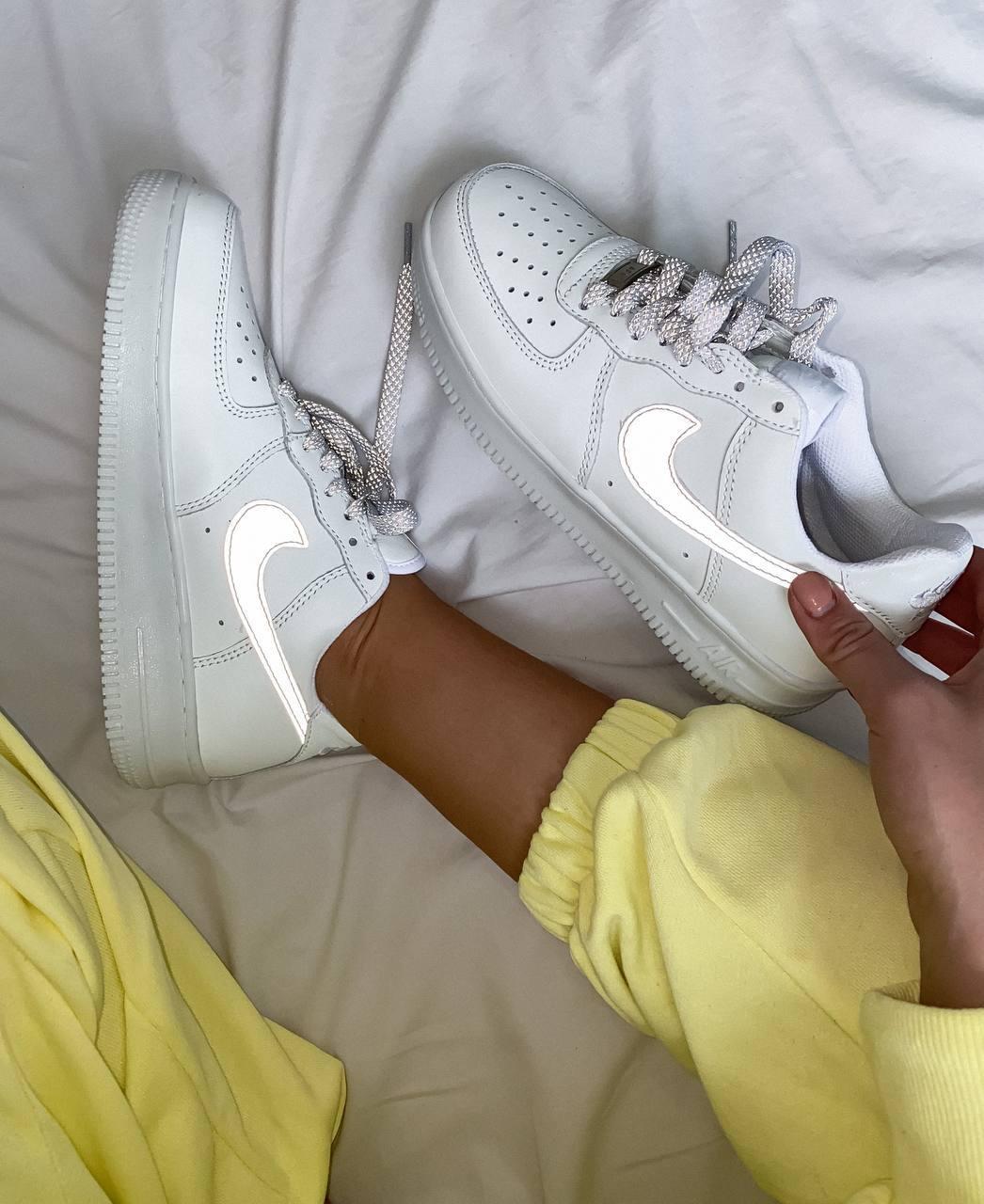 Nike Air Force 1 White Reflective 4