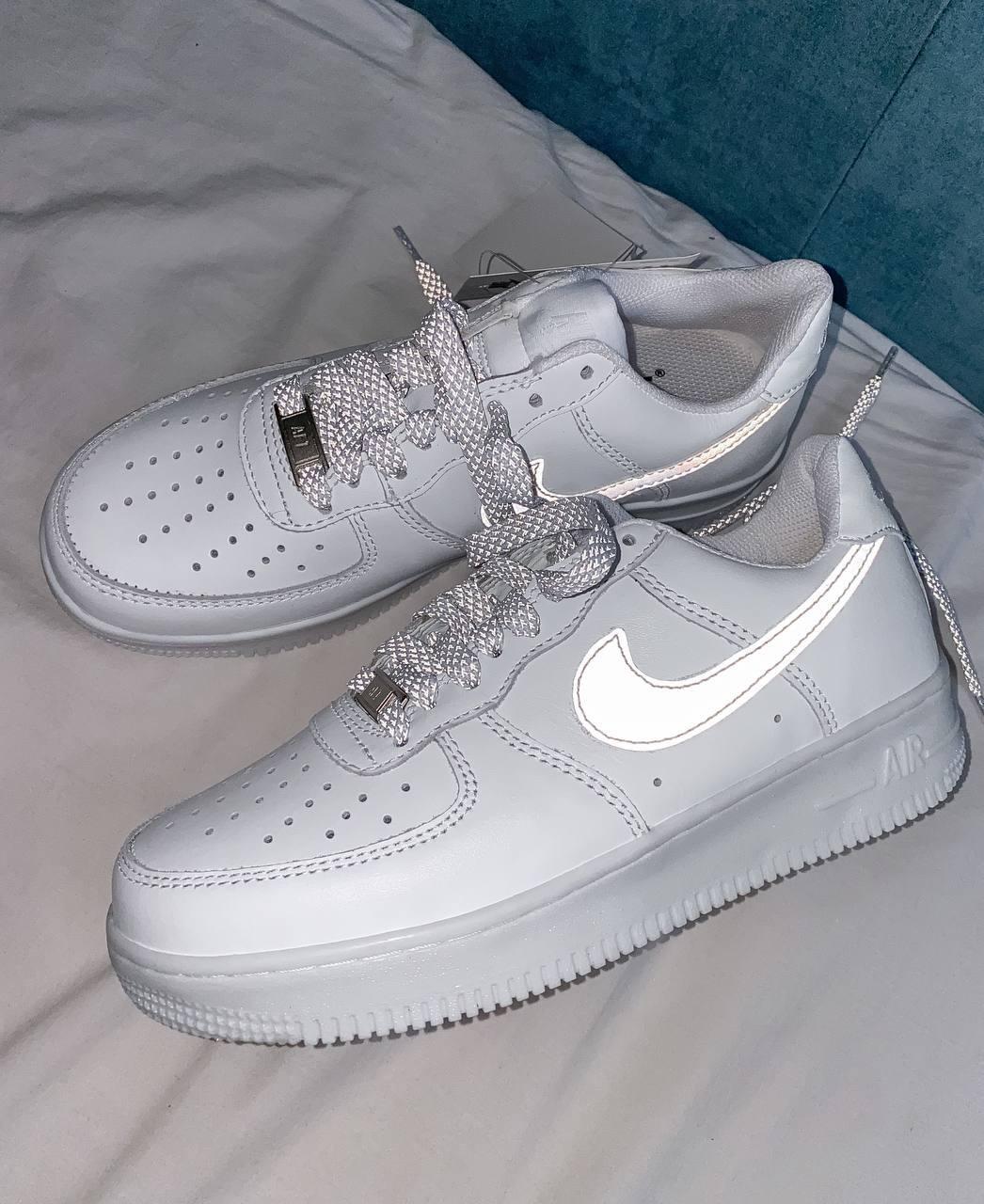 Nike Air Force 1 White Reflective 4
