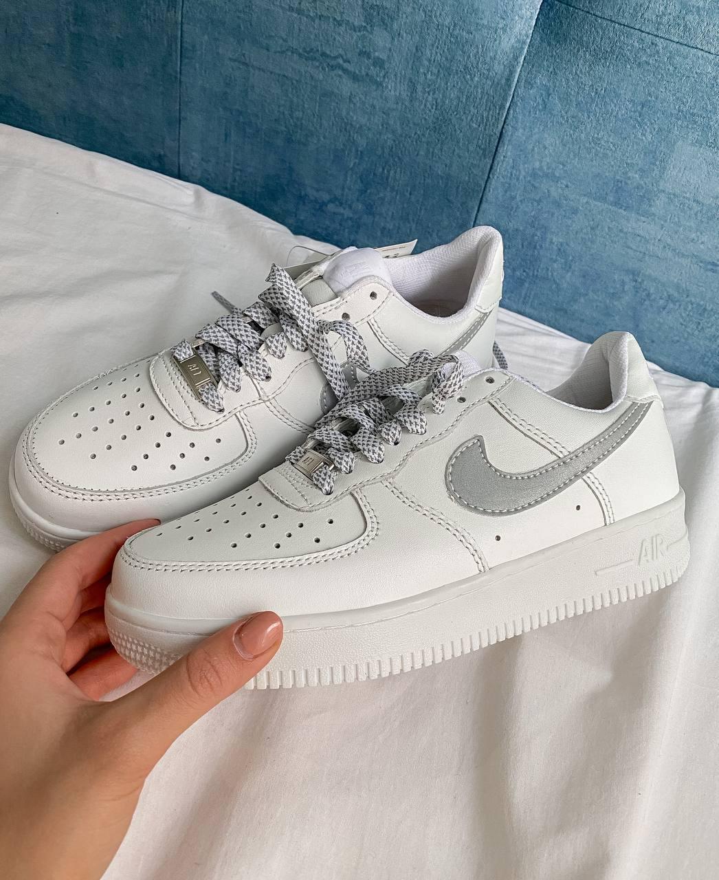 Nike Air Force 1 White Reflective 4