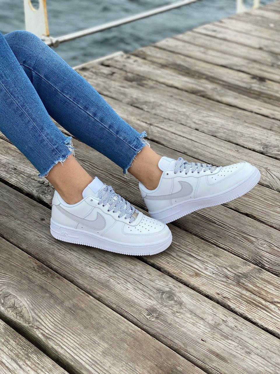Nike Air Force 1 White Reflective 4