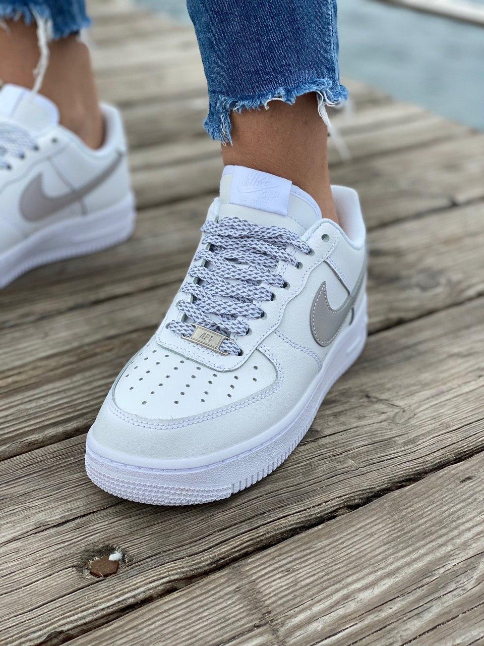 Nike Air Force 1 White Reflective 4