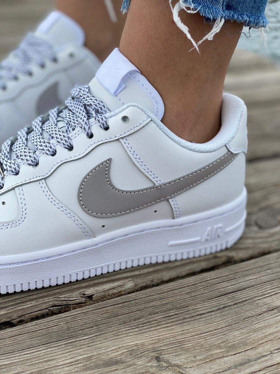 Nike Air Force 1 White Reflective 4