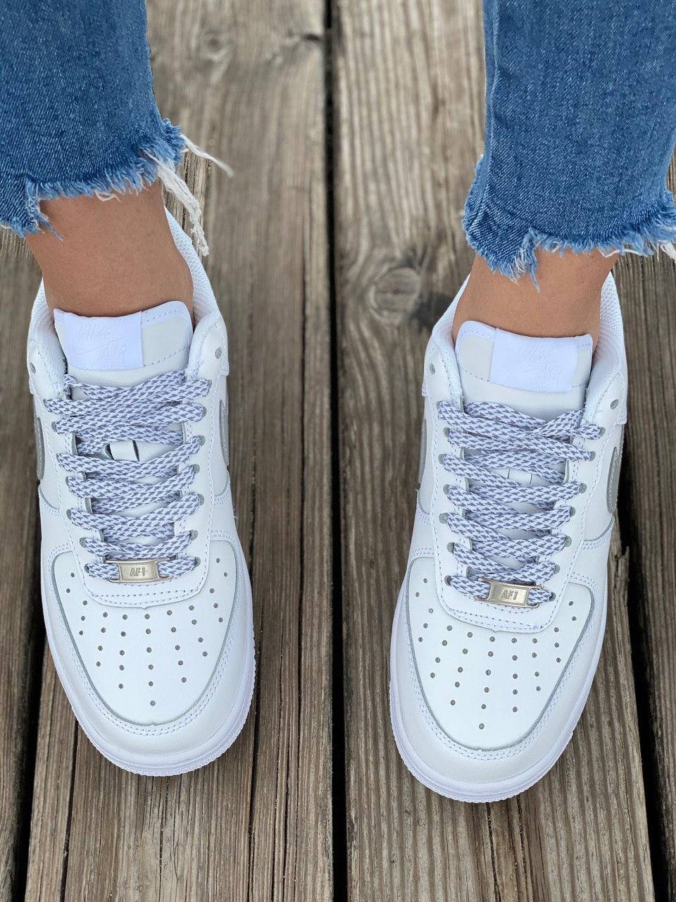 Nike Air Force 1 White Reflective 4