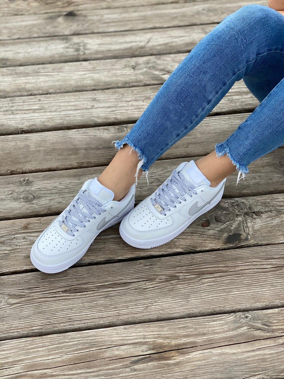 Nike Air Force 1 White Reflective 4