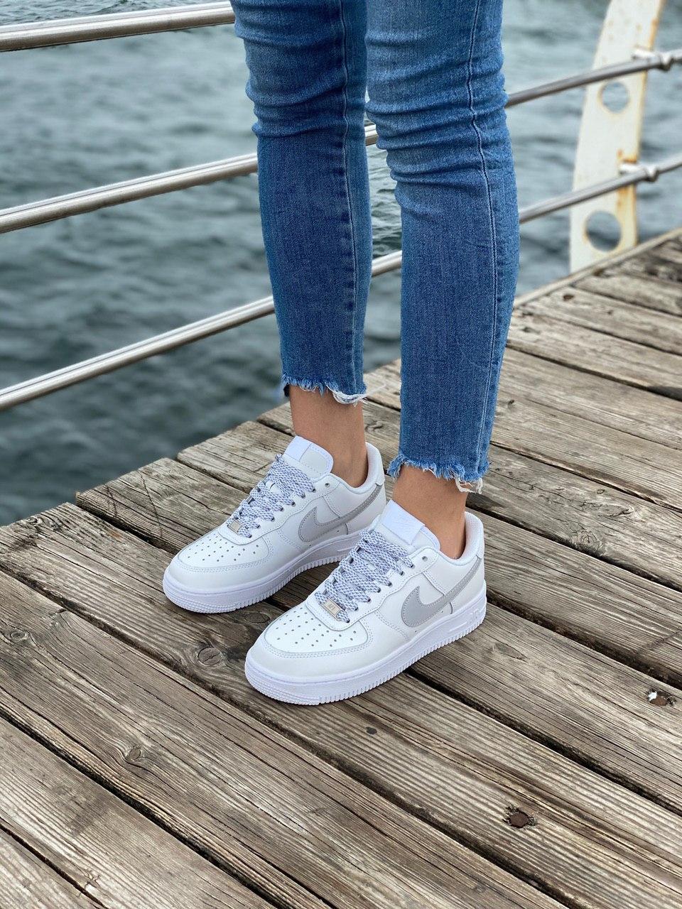 Nike Air Force 1 White Reflective 4