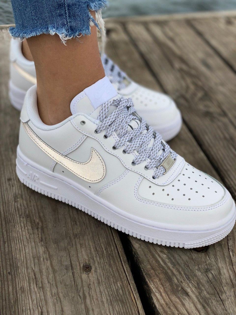 Nike Air Force 1 White Reflective 4