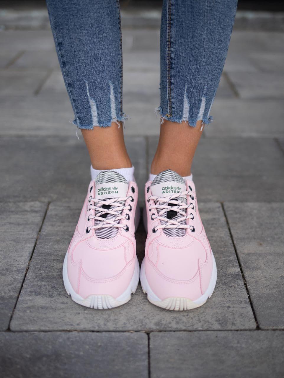 Adidas Falcon Pink White