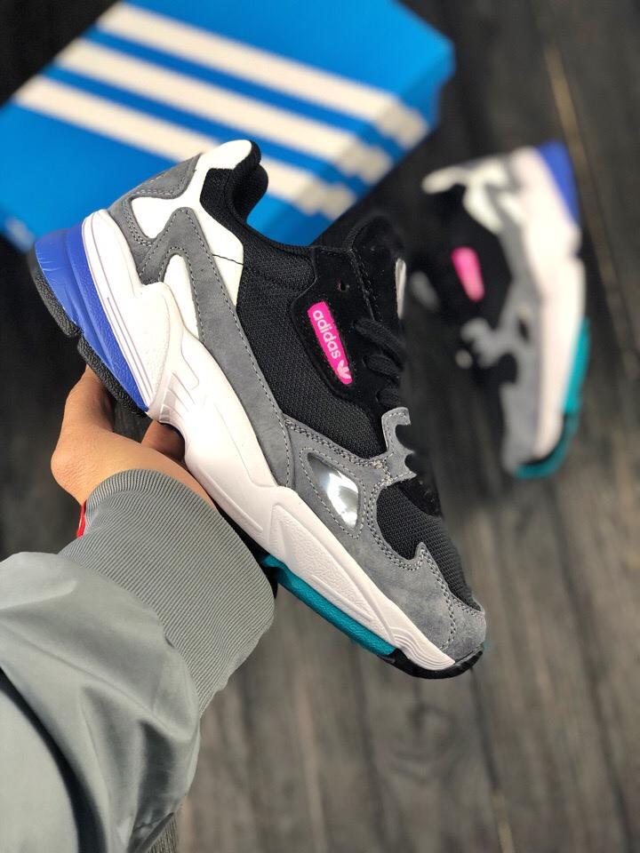 Adidas Flacon Black Blue Grey