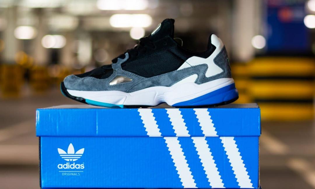 Adidas Flacon Black Blue Grey