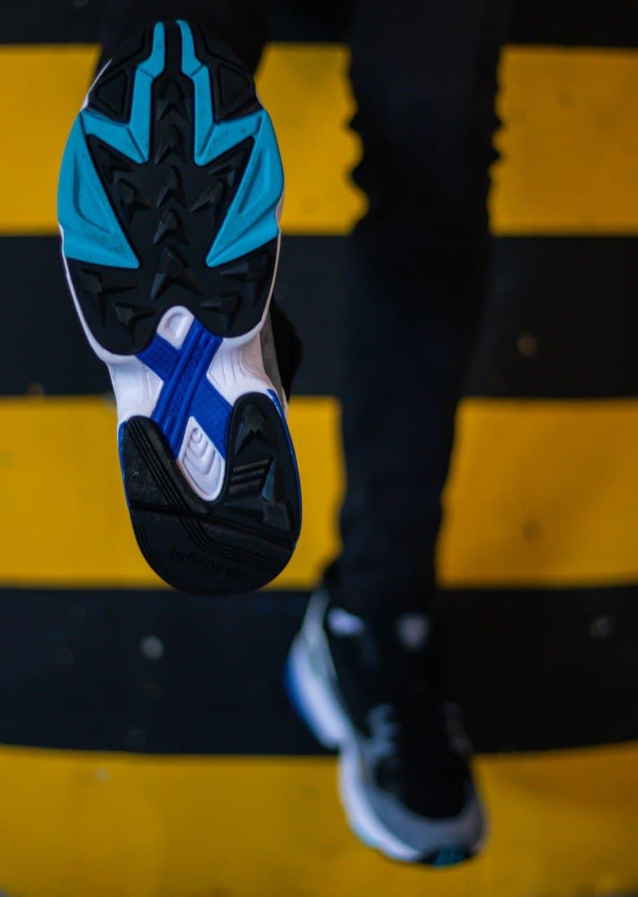 Adidas Flacon Black Blue Grey
