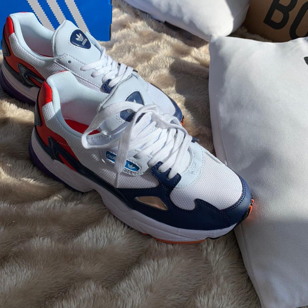 Adidas Flacon White Blue Red
