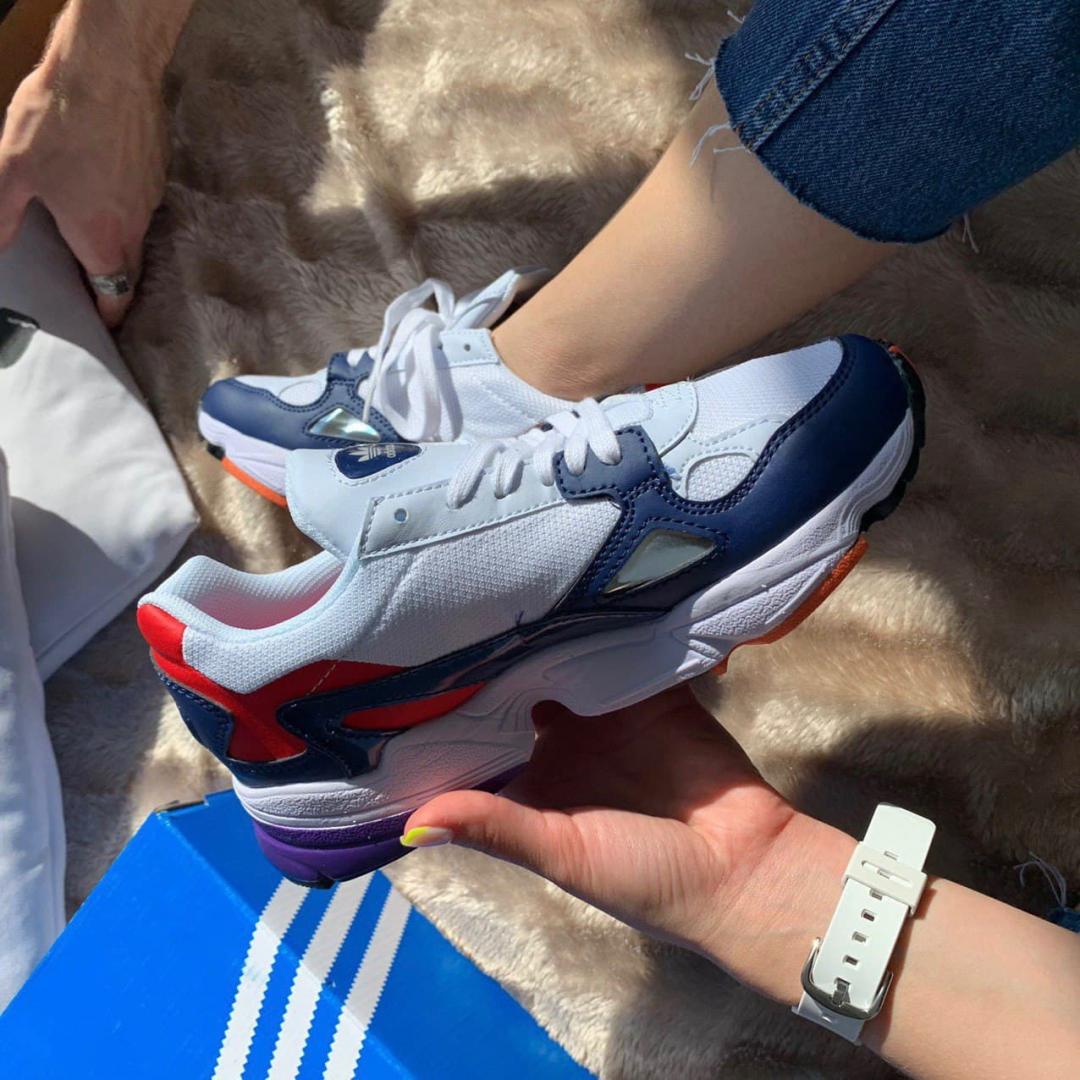 Adidas Flacon White Blue Red
