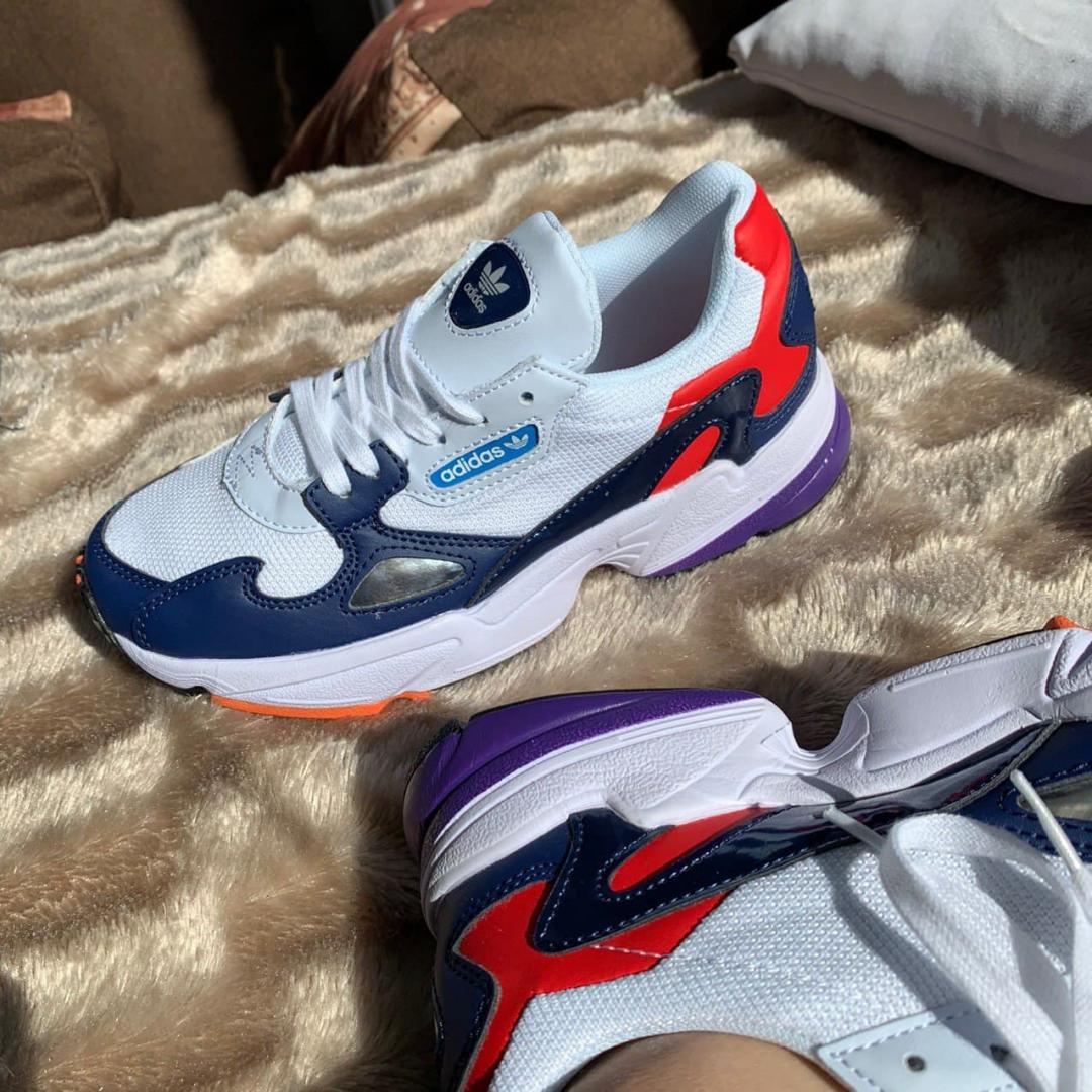 Adidas Flacon White Blue Red