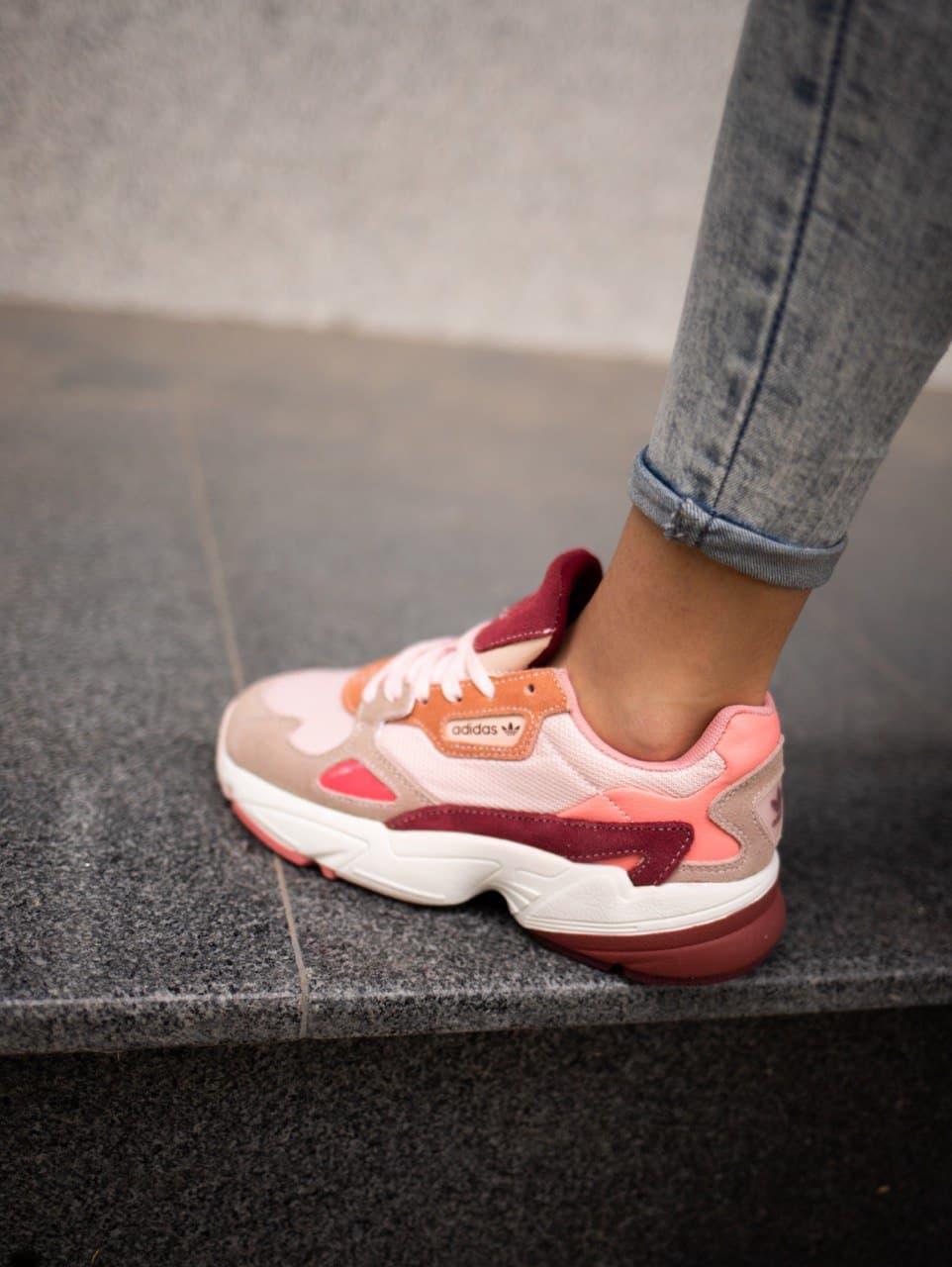 Adidas Falcon Pink Burgundy
