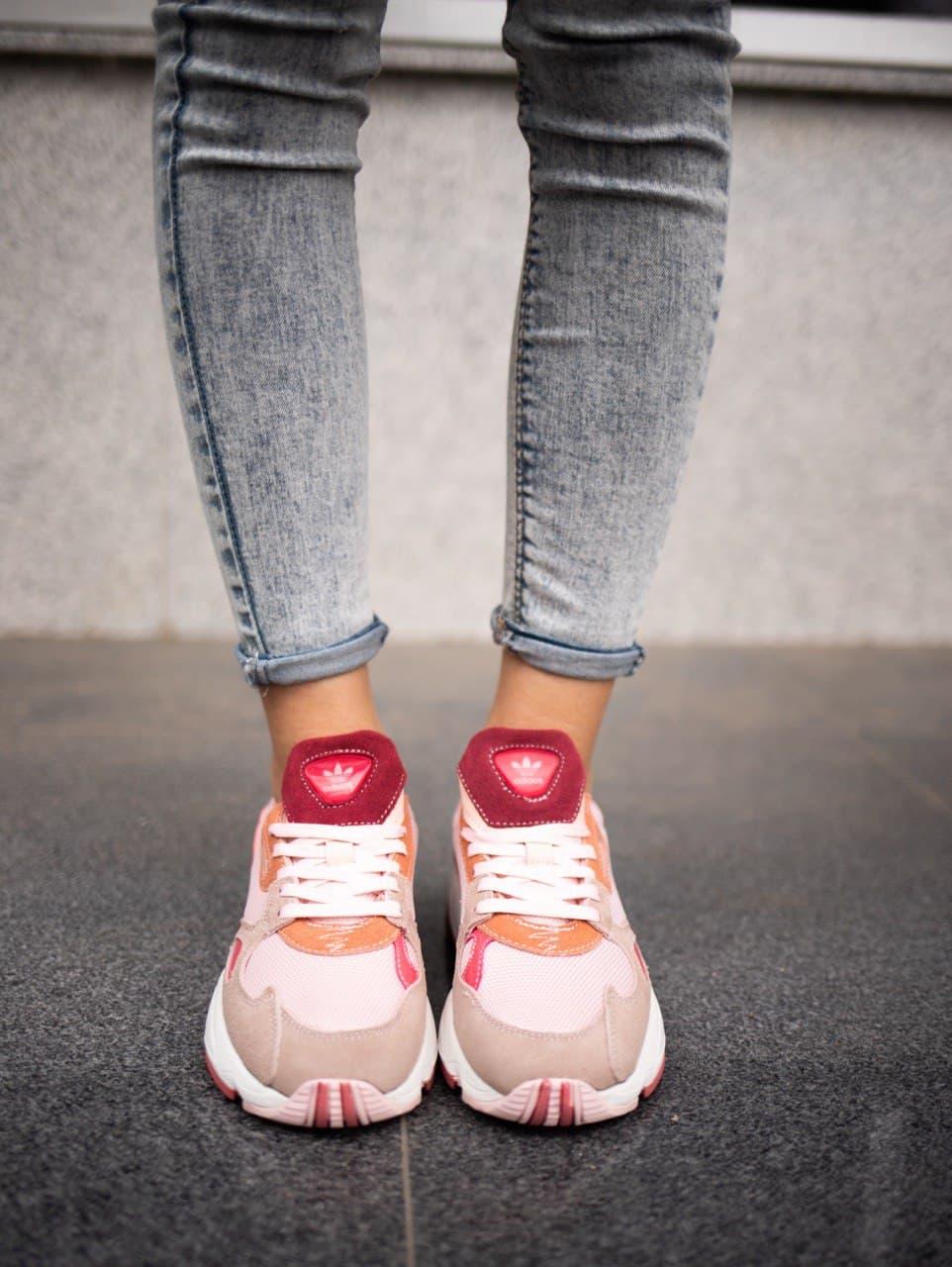 Adidas Falcon Pink Burgundy