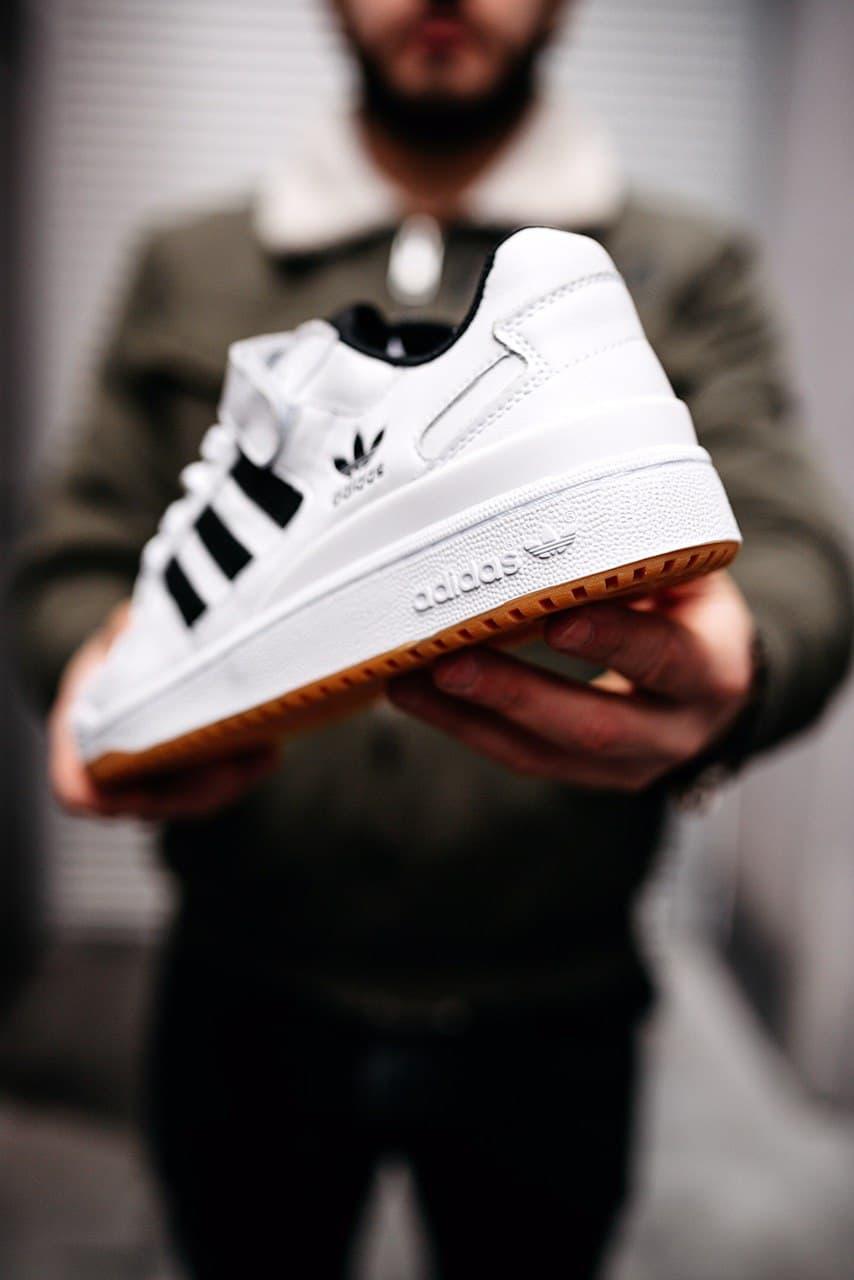 Adidas Forum White Black 1