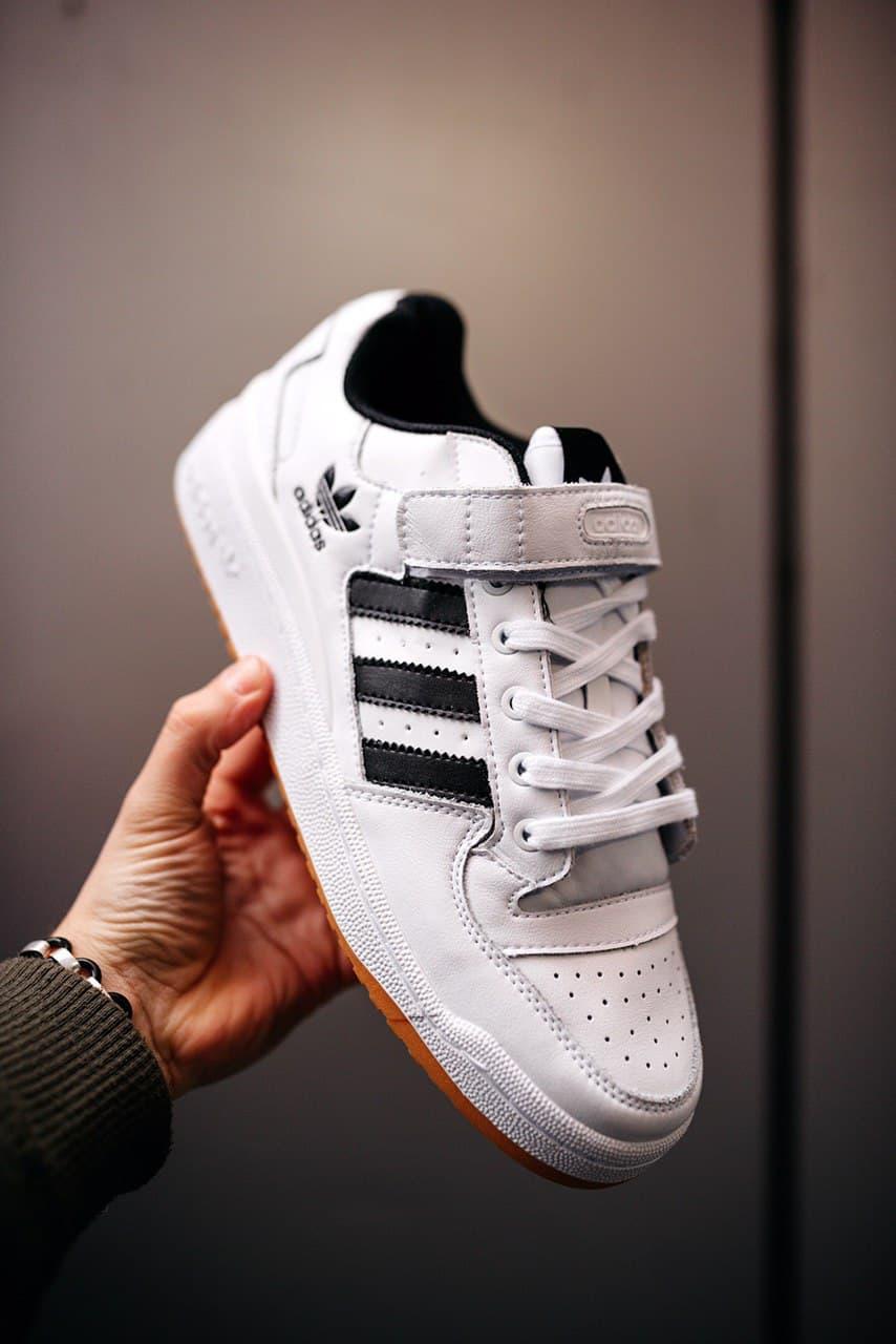 Adidas Forum White Black 1