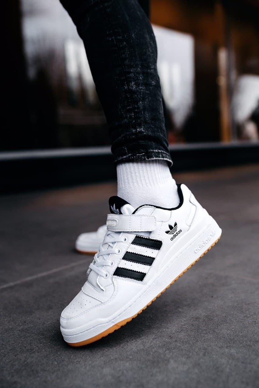 Adidas Forum White Black 1