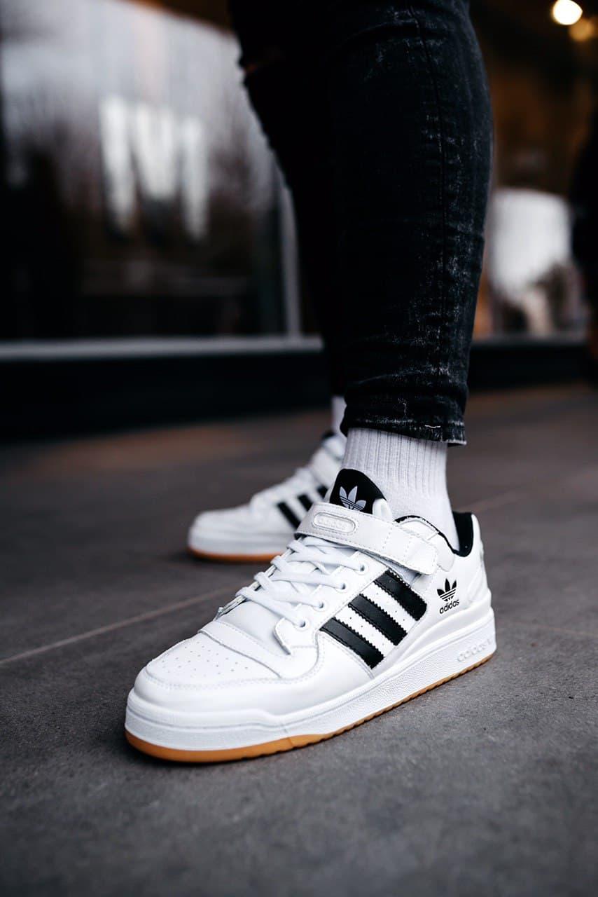 Adidas Forum White Black 1