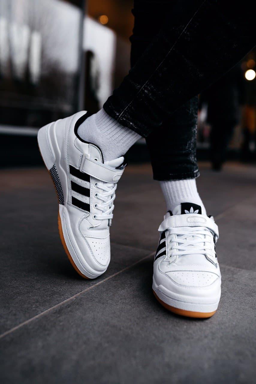 Adidas Forum White Black 1