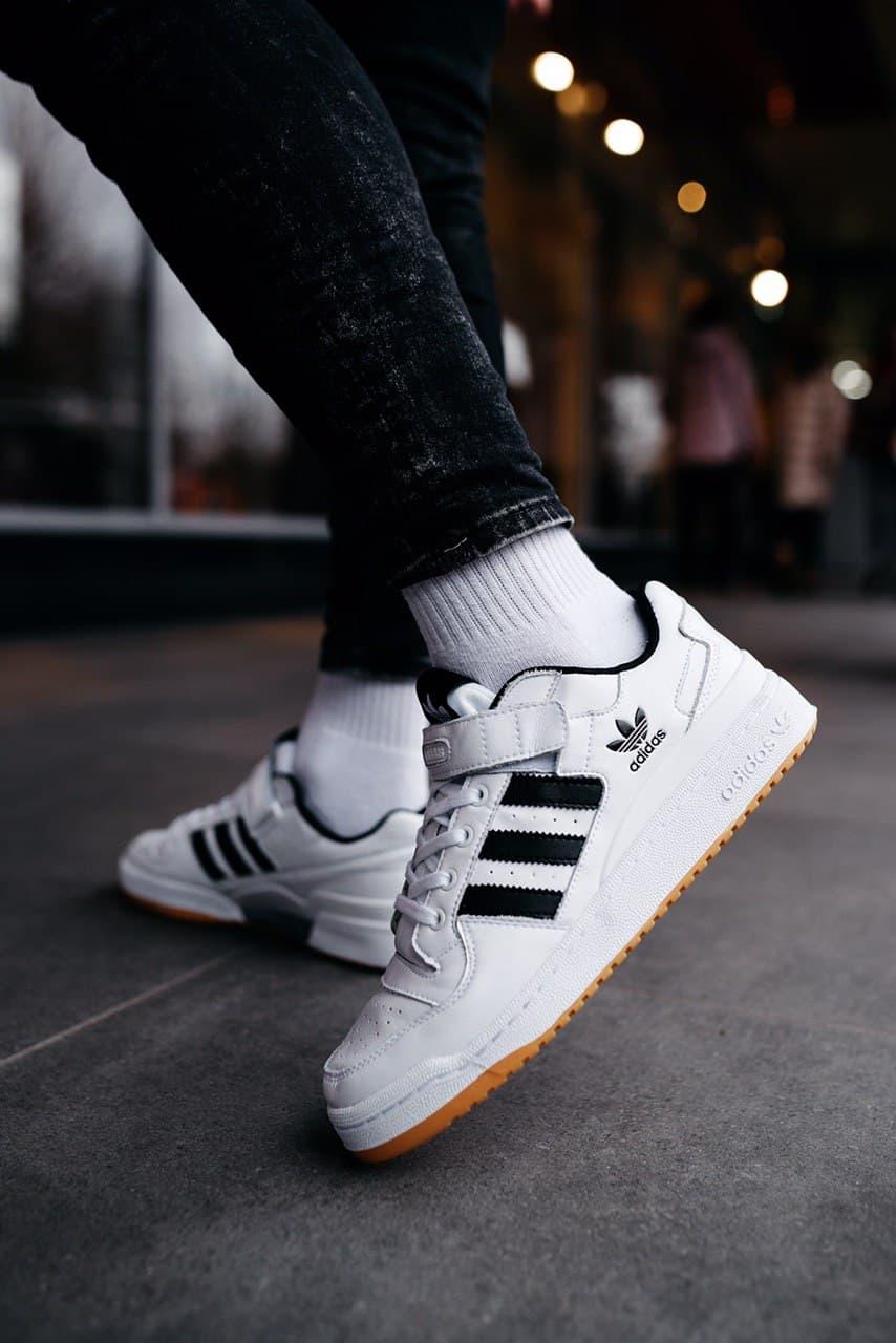 Adidas Forum White Black 1