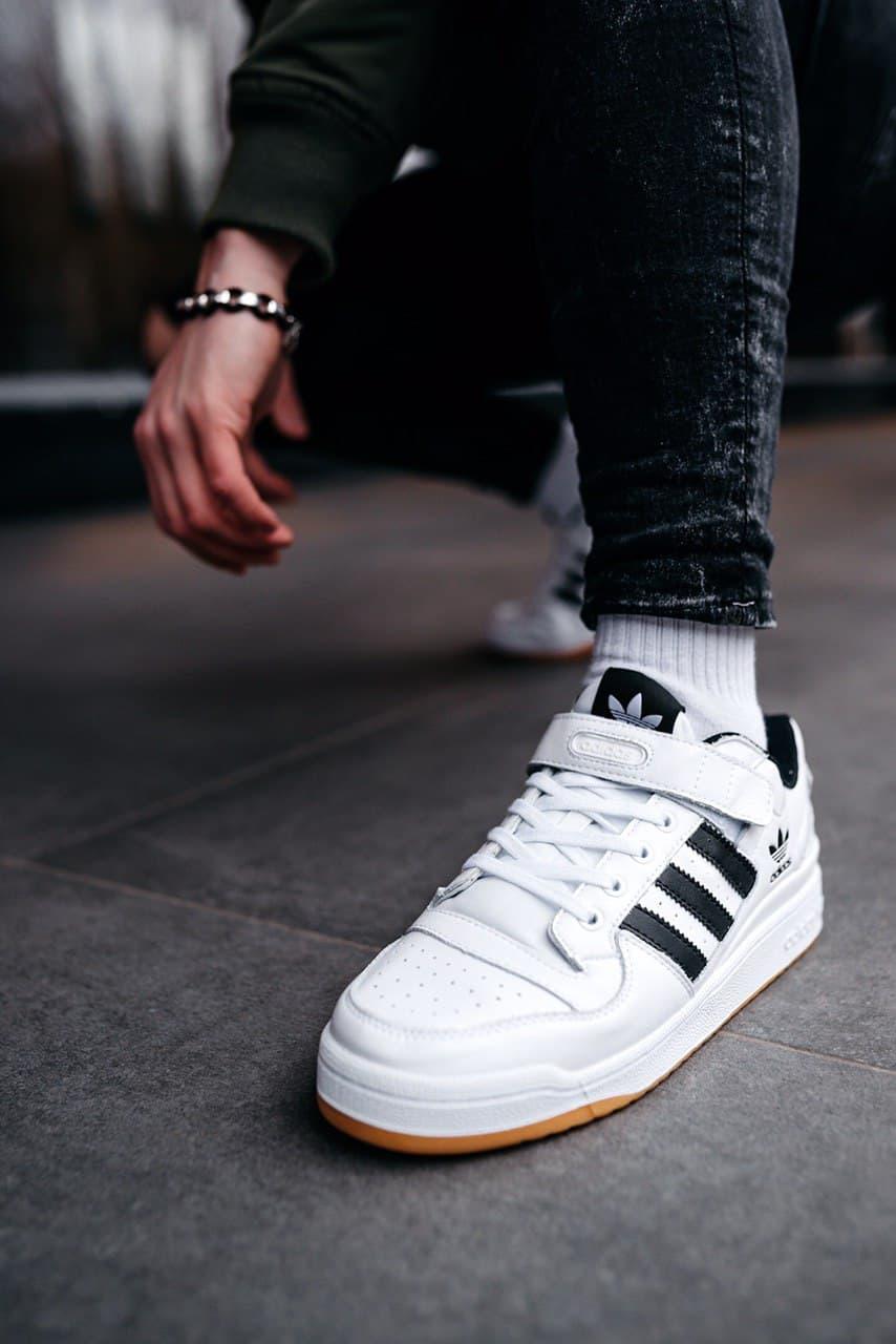 Adidas Forum White Black 1
