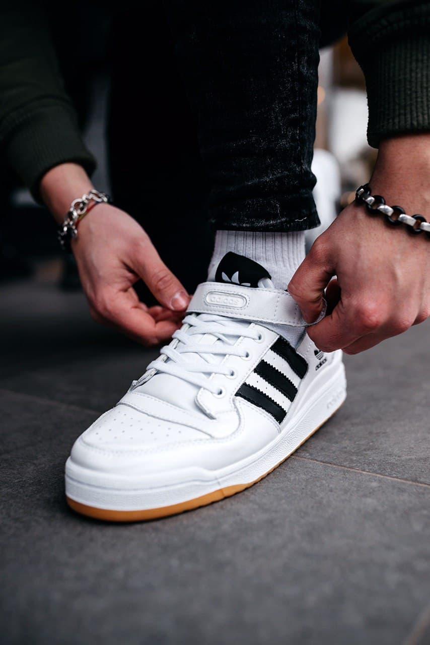 Adidas Forum White Black 1
