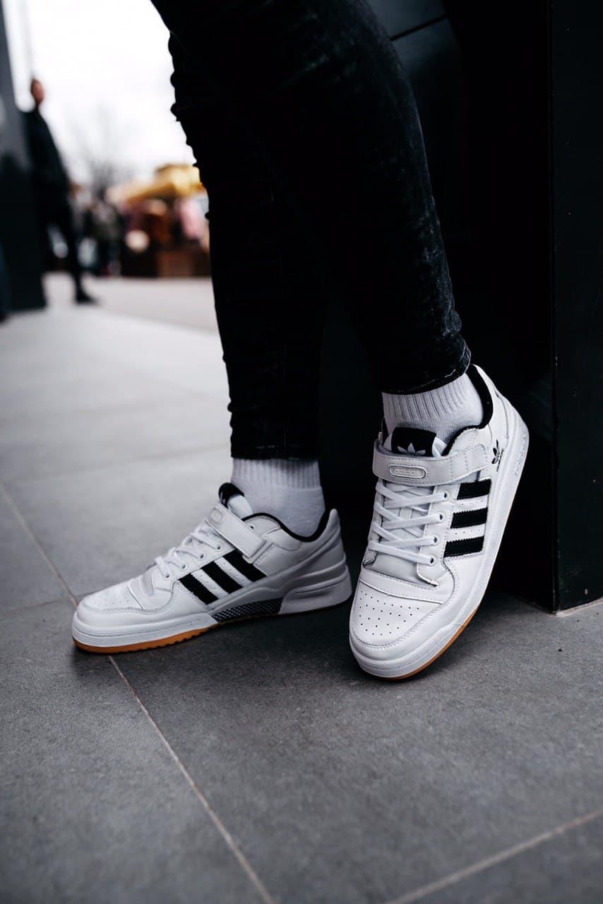 Adidas Forum White Black 1