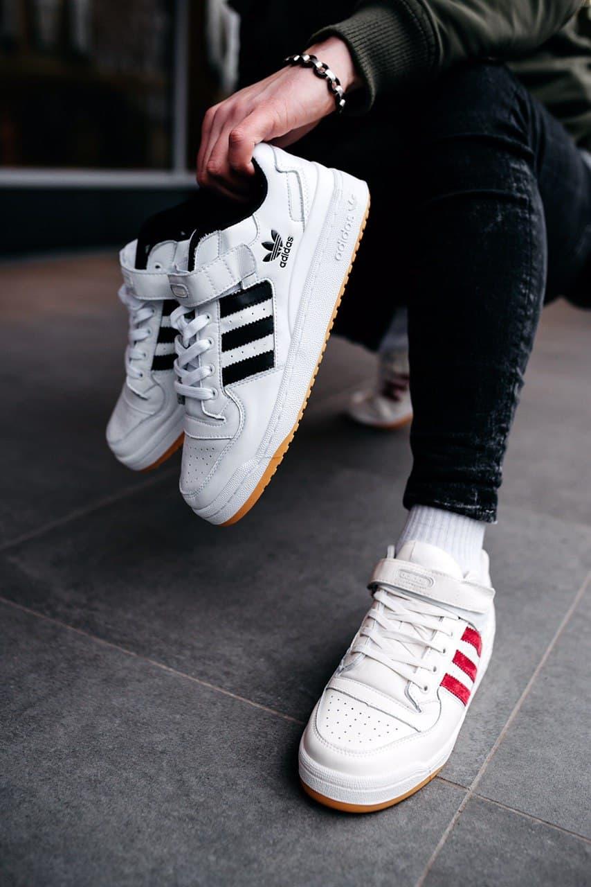 Adidas Forum White Black 1