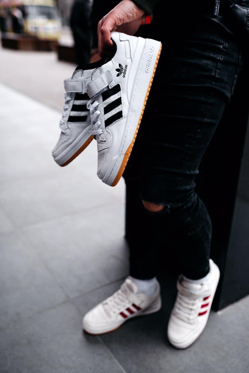 Adidas Forum White Black 1