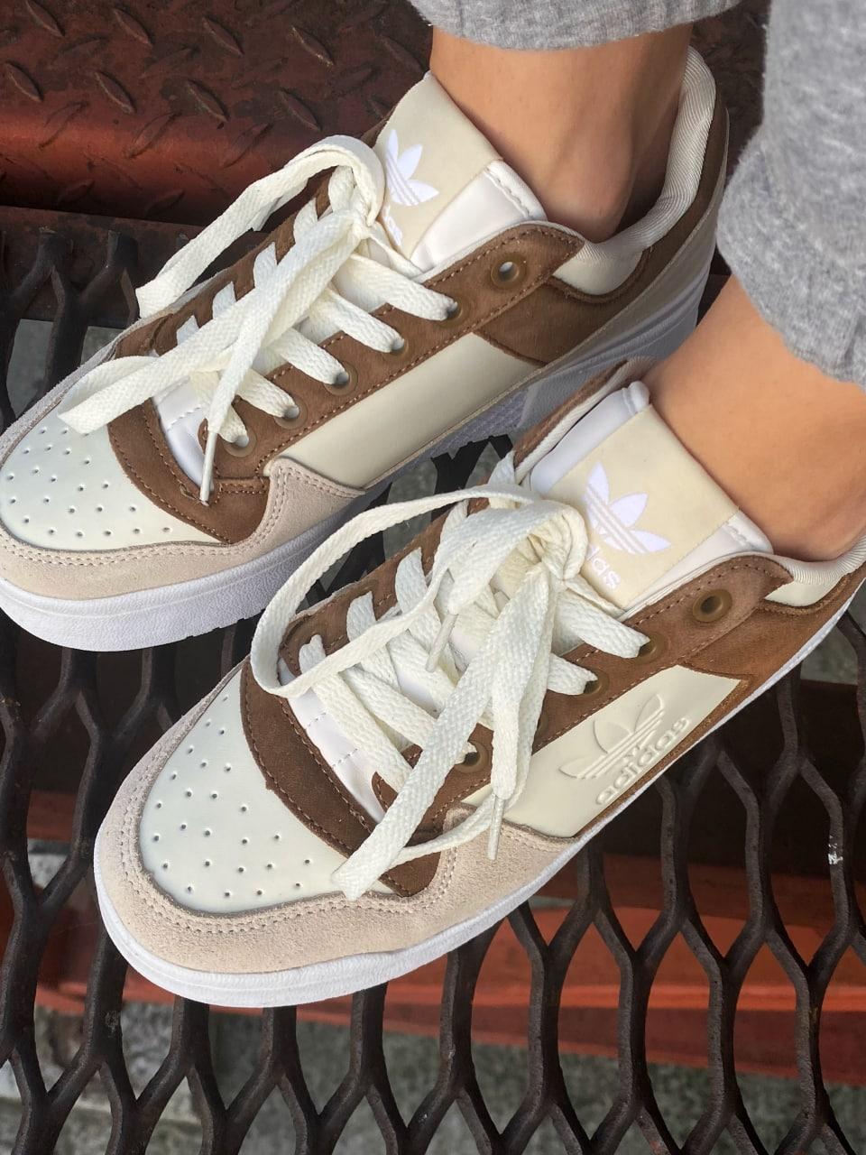 Adidas Forum Bold White Beige Brown