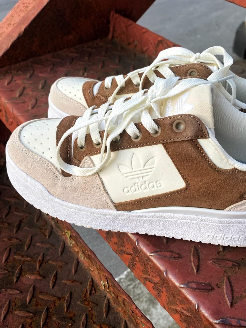 Adidas Forum Bold White Beige Brown