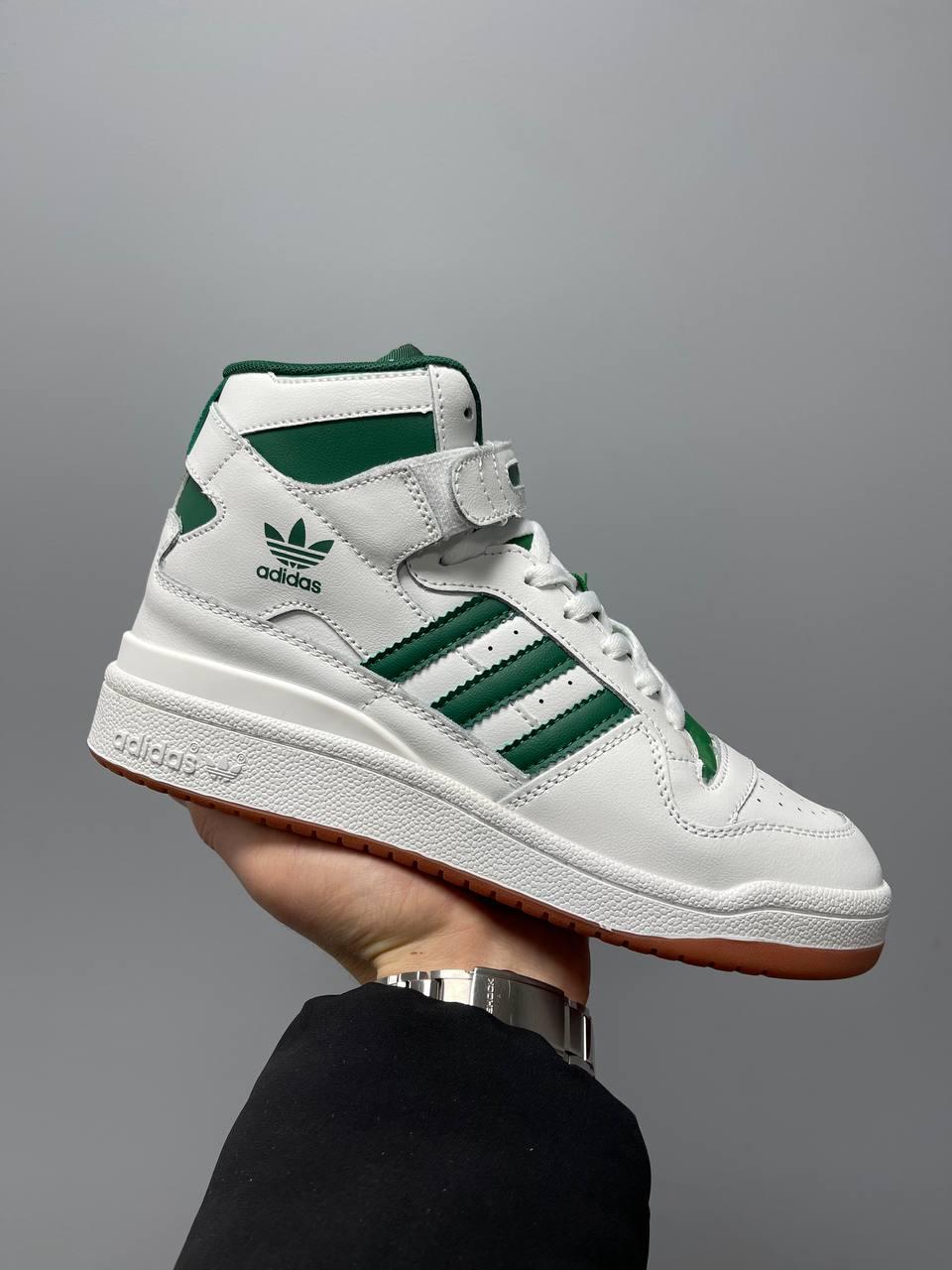 Adidas Forum White Green High