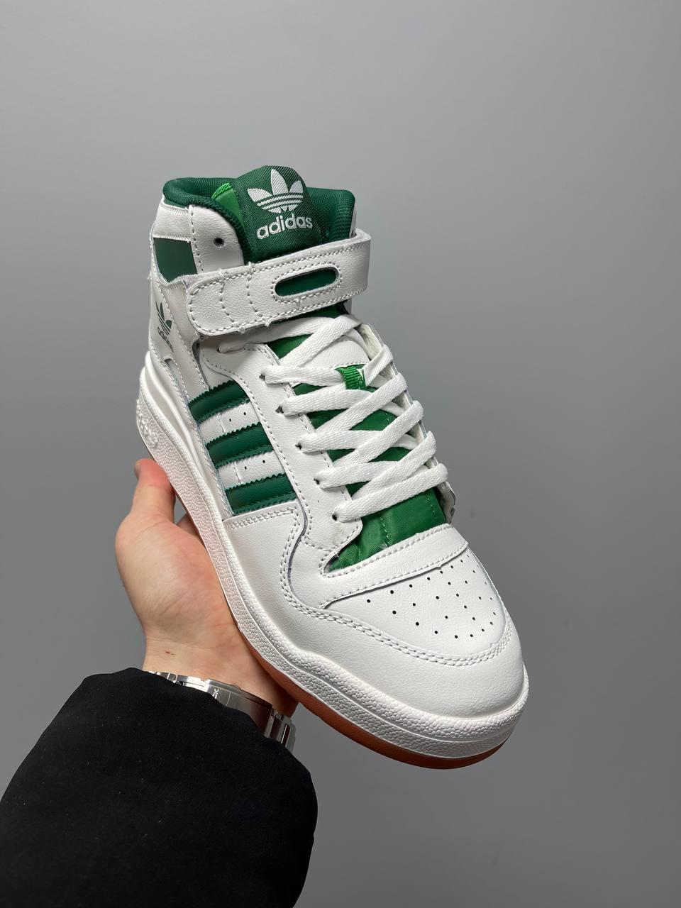 Adidas Forum White Green High