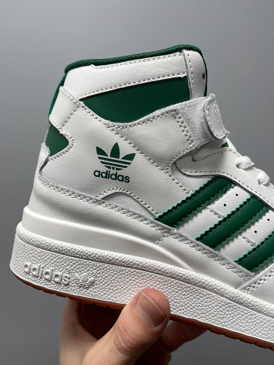 Adidas Forum White Green High