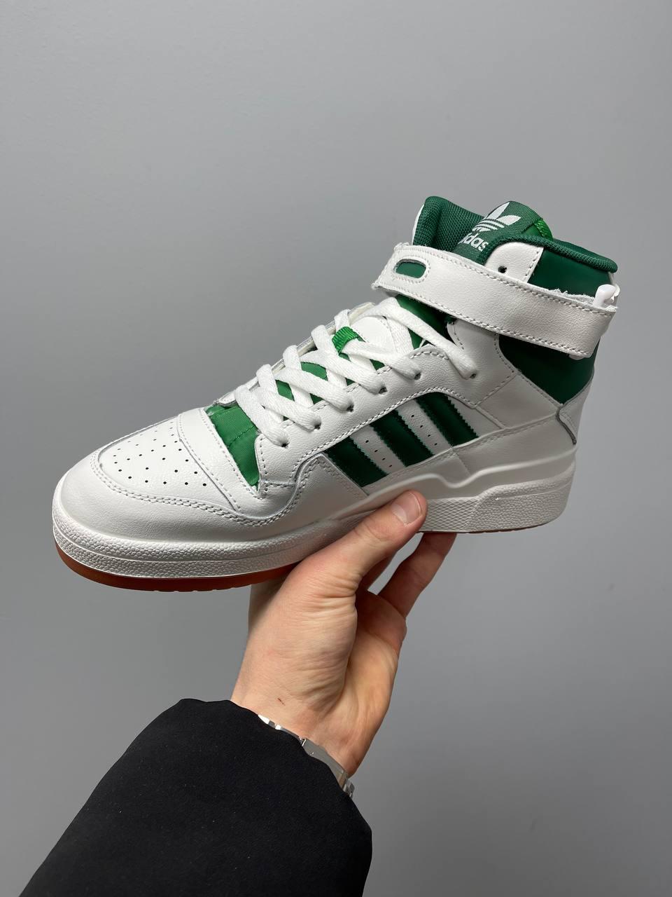 Adidas Forum White Green High