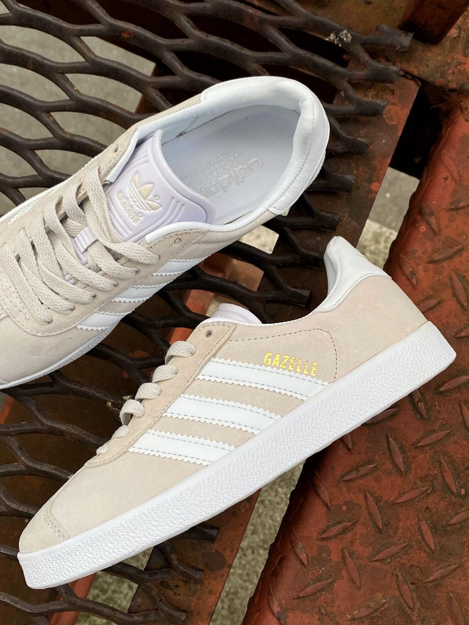 Adidas Gazelle White Grey