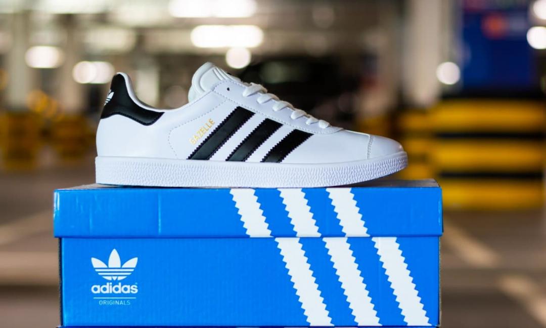 Adidas Gazelle White Black