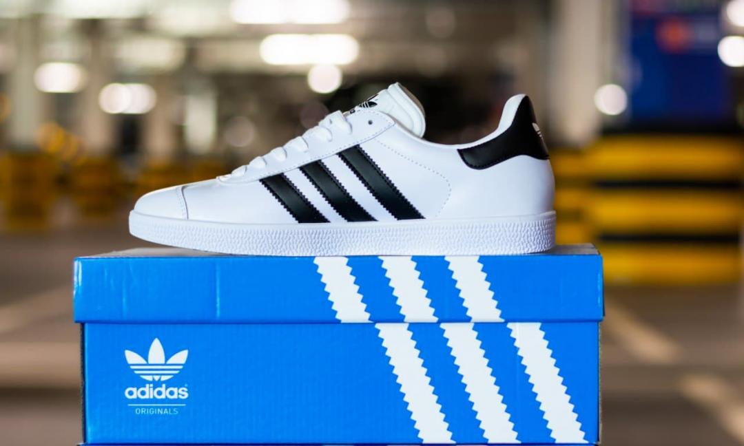 Adidas Gazelle White Black