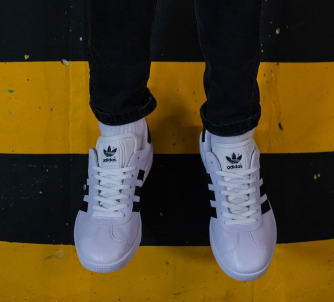 Adidas Gazelle White Black