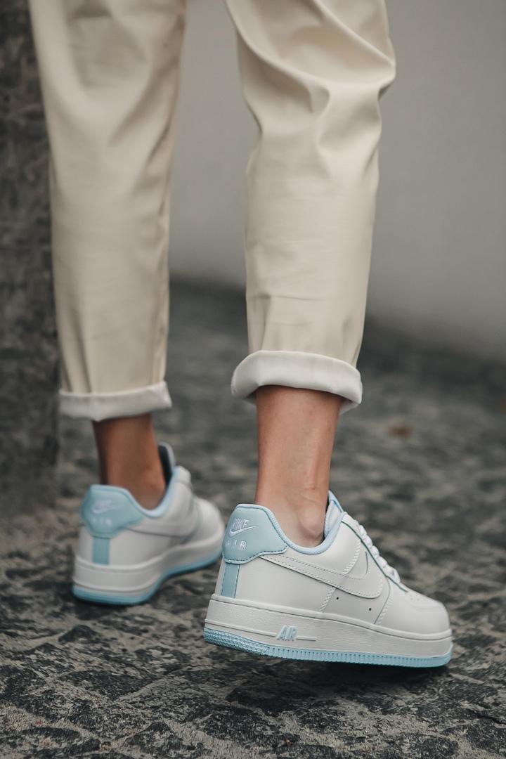 Nike Air Force 1 White Blue 5