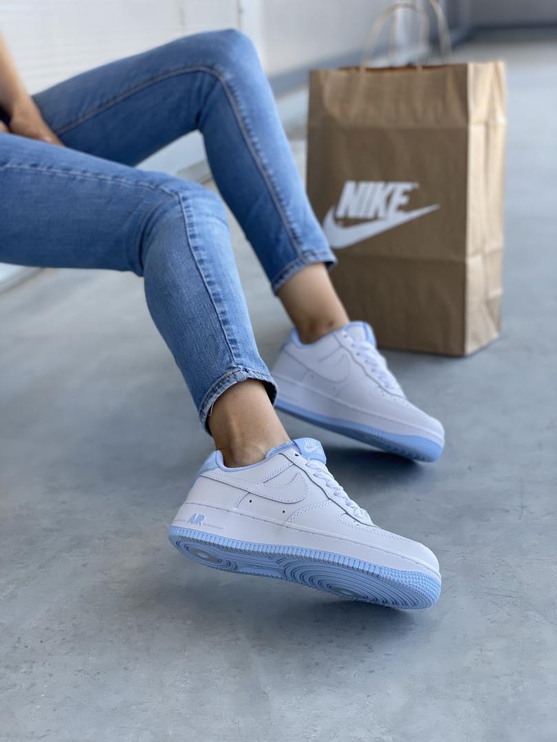 Nike Air Force 1 White Blue 5